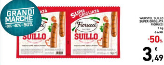 Spazio Conad WURSTEL SUILLO SUPER GRIGLIATA FIORUCCI 1 kg offerta