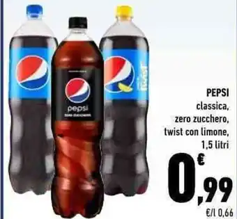 Conad PEPSI 1,5 litri offerta