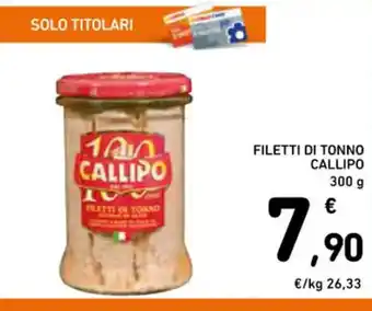 Spazio Conad FILETTI DI TONNO CALLIPO 300 g offerta