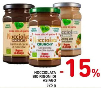 NOCCIOLATA BIO RIGONI DI ASIAGO 325 g