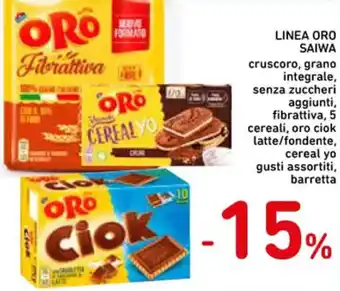 Spazio Conad LINEA ORO SAIWA offerta