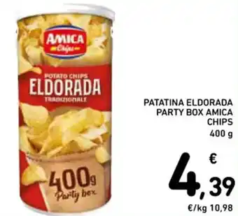 Spazio Conad PATATINA ELDORADA PARTY BOX AMICA CHIPS 400 g offerta