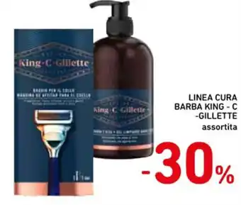 Spazio Conad LINEA CURA BARBA KING-C -GILLETTE offerta