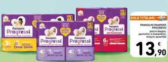 Spazio Conad PANNOLINI PAMPERS PROGRESSI offerta