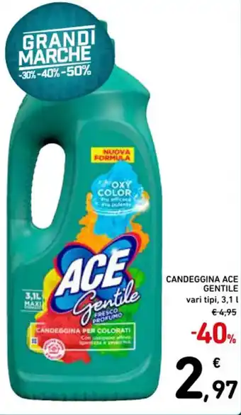 Spazio Conad CANDEGGINA ACE GENTILE 3,1 l offerta