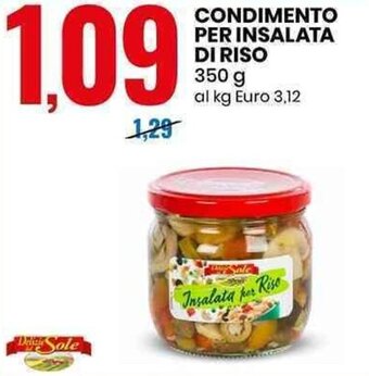 Eurospin CONDIMENTO PER INSALATA DI RISO 350 g offerta