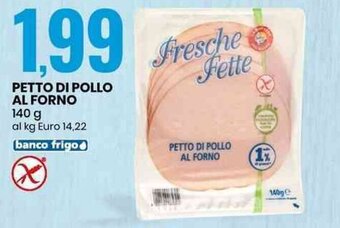 Eurospin PETTO DI POLLO AL FORNO 140 g offerta