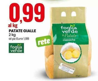 Eurospin PATATE GIALLE 2 kg offerta