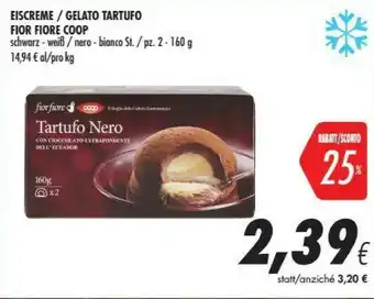 Coop Gelato Tartufo offerta