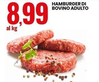 Eurospin HAMBURGER DI BOVINO ADULTO offerta