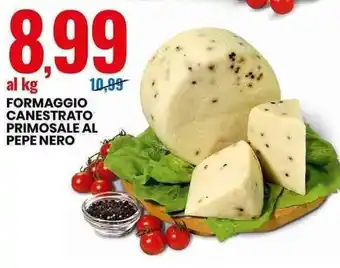 Eurospin FORMAGGIO CANESTRATO PRIMOSALE AL PEPE NERO offerta