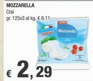 Crai Crai - Mozzarella offerta