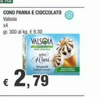 Crai Valsoia Cono Panna E Cioccolato offerta