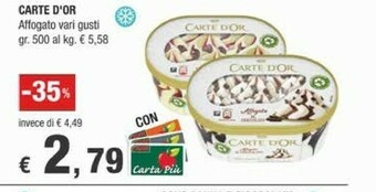 Crai Algida Carte D'Or Nocciola offerta