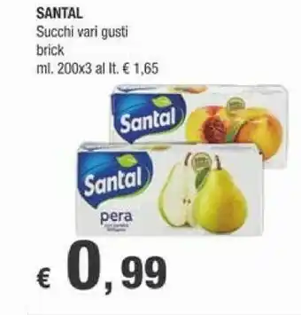 Crai Santal Succo Di Pera offerta