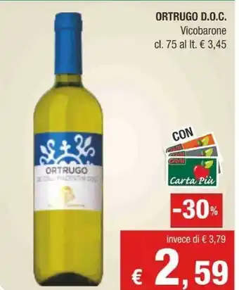 Crai Ortrugo Vicobarone Doc offerta