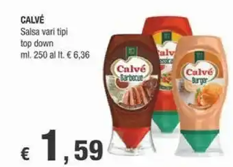 Crai Calvè Salsa Barbecue 250 G(ml) offerta