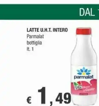 Crai Parmalat Bottiglia Latte Uht Intero offerta