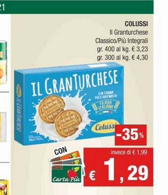 Crai Colussi Il Gran Turchese 400 G(ml) offerta