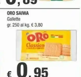 Crai Saiwa Oro Classico offerta