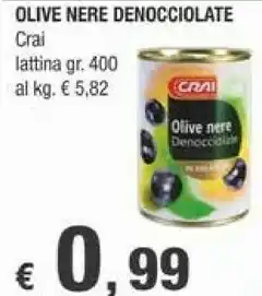 Crai Olive Nere Denocciolate offerta