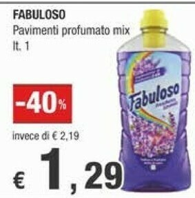 Crai Fabuloso Pavimenti Profumato Mix offerta