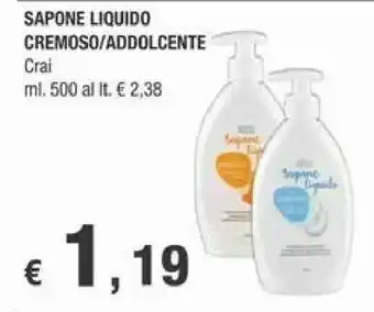 Crai Crai Sapone Liquido Cremoso / Addolcente offerta