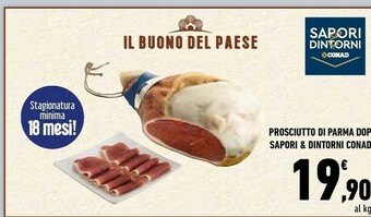 Conad Conad Prosciutto Di Parma Dop Sapori&dintorni offerta