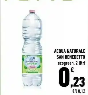 Conad San Benedetto Acqua Naturale Fonte Primavera 2000 G(ml) offerta
