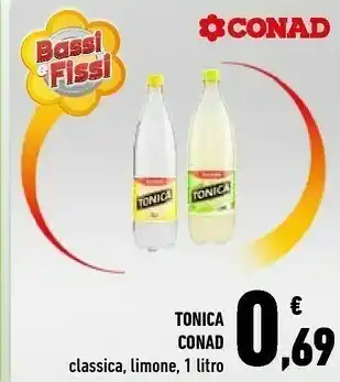 Conad Conad - Tonica Limone Succo Di Limoni Italiani 1000 G(ml) offerta