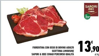 Conad Fiorentina Con Osso Di Bovino Adulto offerta