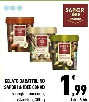 Conad Conad Sapori & Idee Gelato Barattolino offerta