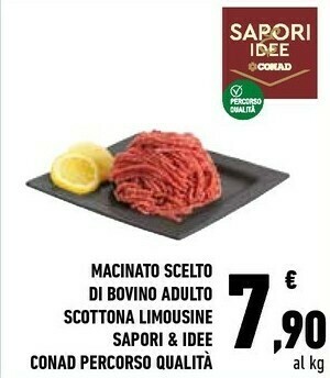 Conad Macinato Scelto Di Bovino Adulto offerta