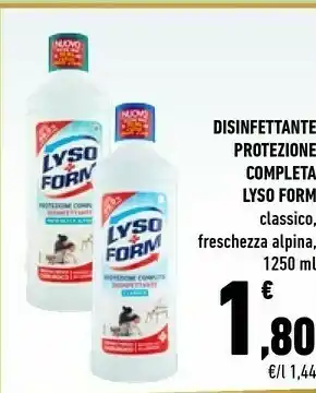 Conad Borotalco Lysoform Disinfettante Protezione Completa offerta