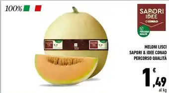 Conad Meloni Lisci offerta