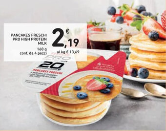 Spazio Conad PANCAKES FRESCHI PRO HIGH PROTEIN MILK 160 g offerta
