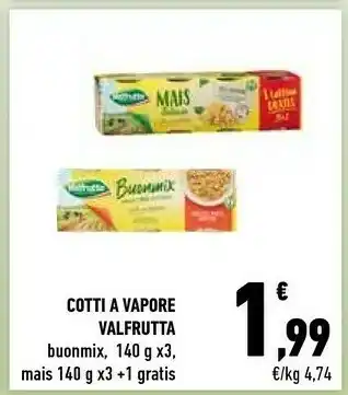 Conad Valfrutta Cotti A Vapore Mix Mediterraneo 140 G(ml) offerta