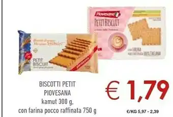 Conad Piovesana Biscotti Petit offerta