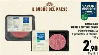 Conad Sapori & Dintorni Conad Hamburger offerta