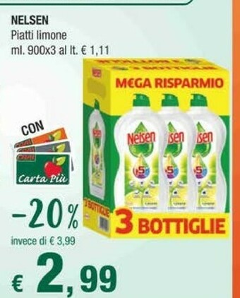 Crai Nelsen Piatti Limone offerta