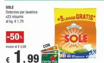 Crai Sole Detersivo offerta
