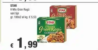 Crai Star Star - Il Mio Gran Ragù Classico 360 g(ml) offerta