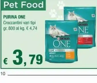 Crai Purina One Croccantini Con Manzo offerta