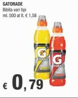 Crai Gatorade Sport Drink Gusto Limone 500 G(ml) offerta