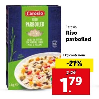 Carosio RISO PARBOILED 1 kg confezione
