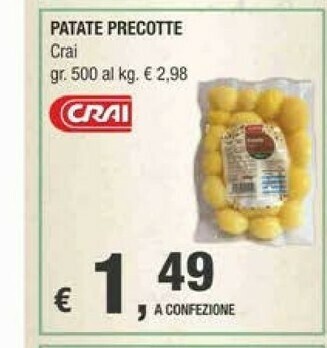 Crai Crai Patate Precotte offerta