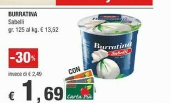 Crai Sabelli Burratina offerta