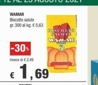 Crai Wamar - Biscotto Salute 300 G(ml) offerta