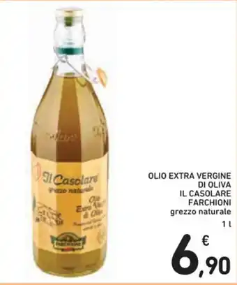 Spazio Conad OLIO EXTRA VERGINE DI OLIVA IL CASOLARE FARCHIONI grezzo naturale 11 offerta