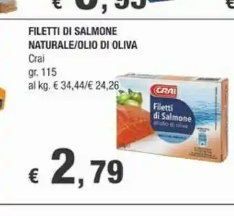 Crai Crai Filetti Di Salmone Naturale offerta